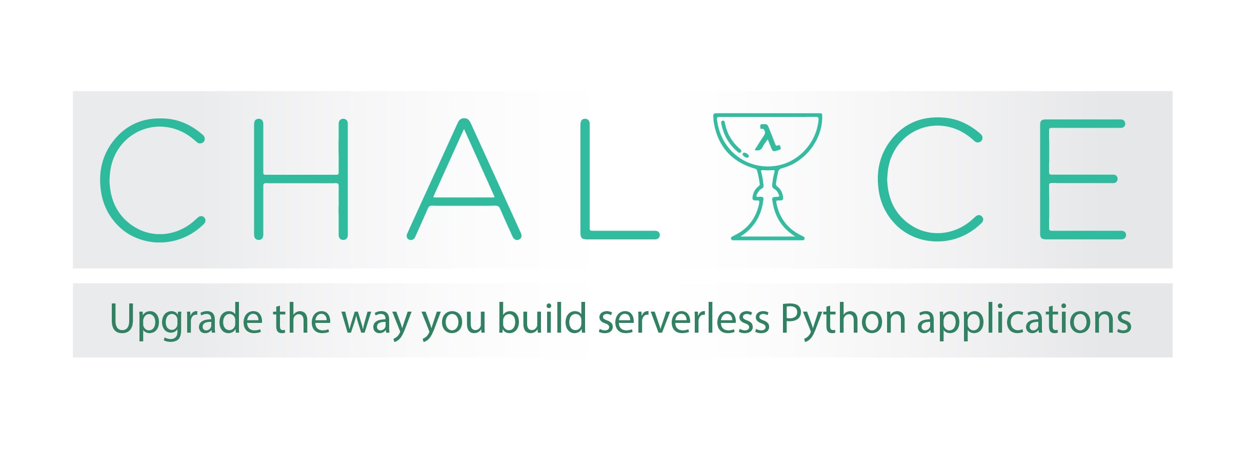 Chalice. Upgrade the way you build serverless Python applications.