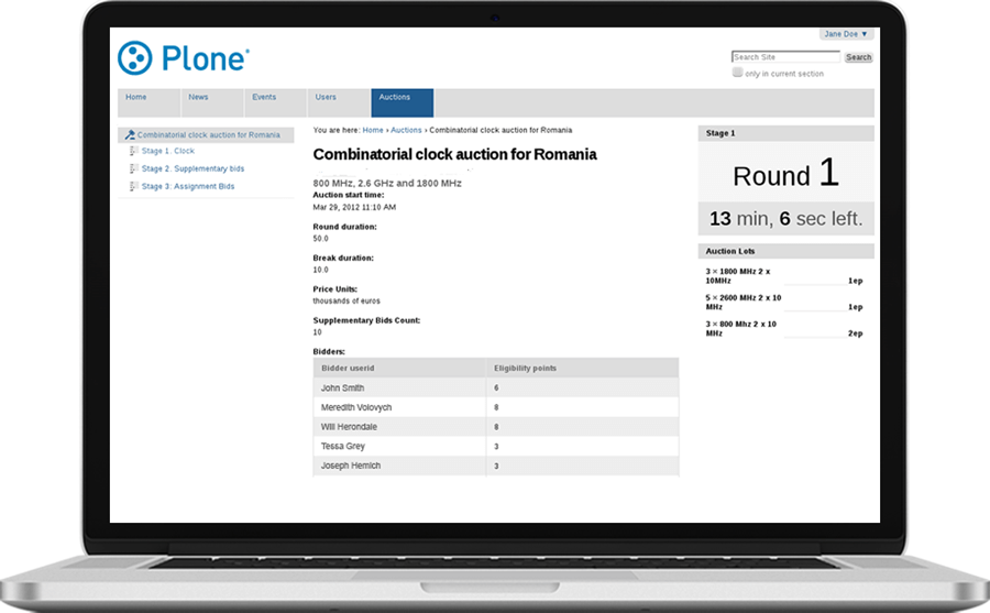 PolicyTracker Spectrum Auction