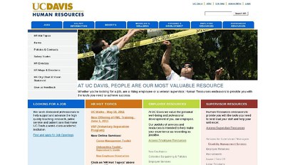 University of California Davis Human Resources