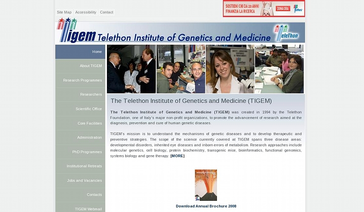 TIGEM: Telethon Institute of Genetics and Medicine