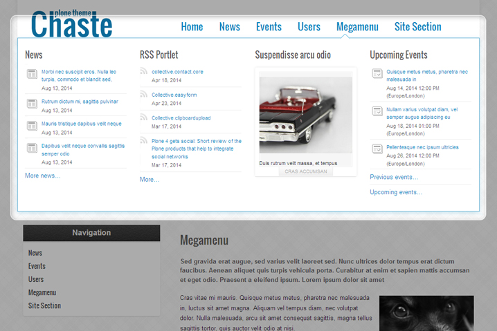 quintagroup.megamenu for Chaste theme