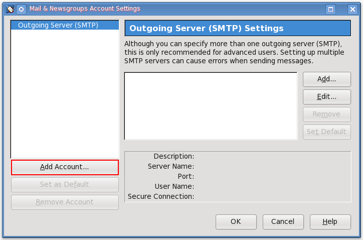 add account button.