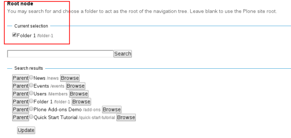 Plone navigation portlet root node.png