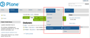 Plone drop-down menu.png