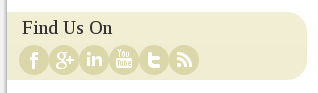 Social media portlet Uni Plone theme